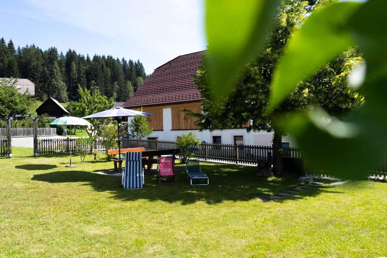 Ferienwohnung Haus Mandl Mariapfarr Exterior foto